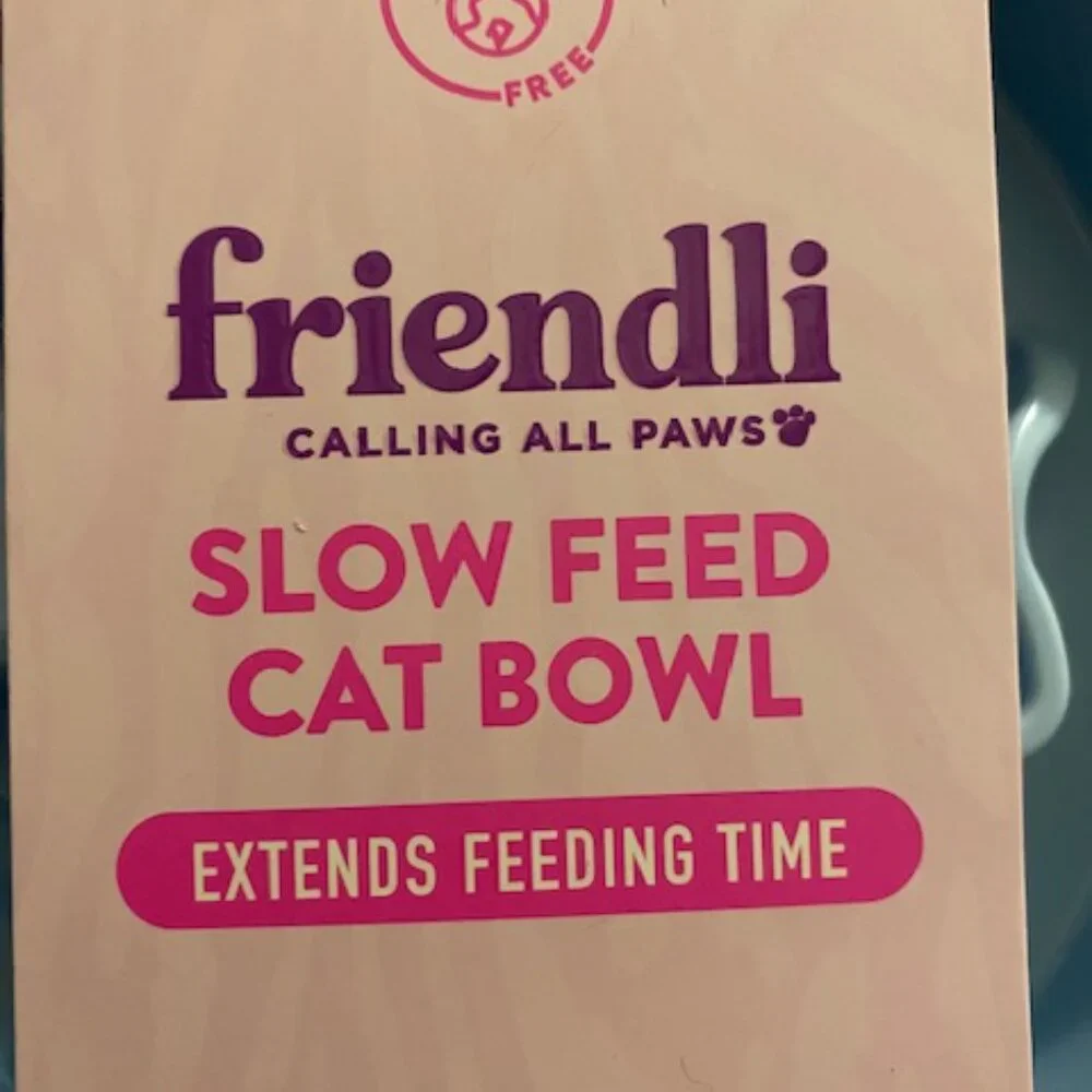 friendli Cat Slow Feeder Bowl * Extends Feeding Time